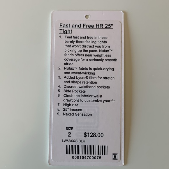 Lululemon Fast and Free HR 25” Tight - Picture 7 of 9